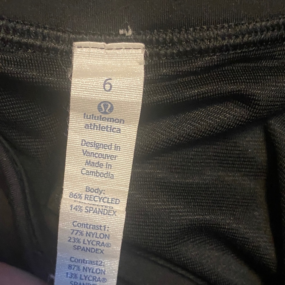 Lululemon Athletica Black Skorts - Picture 9 of 13